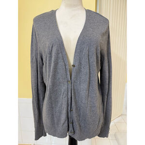 Women's New York & Company Cardigan XL Gray